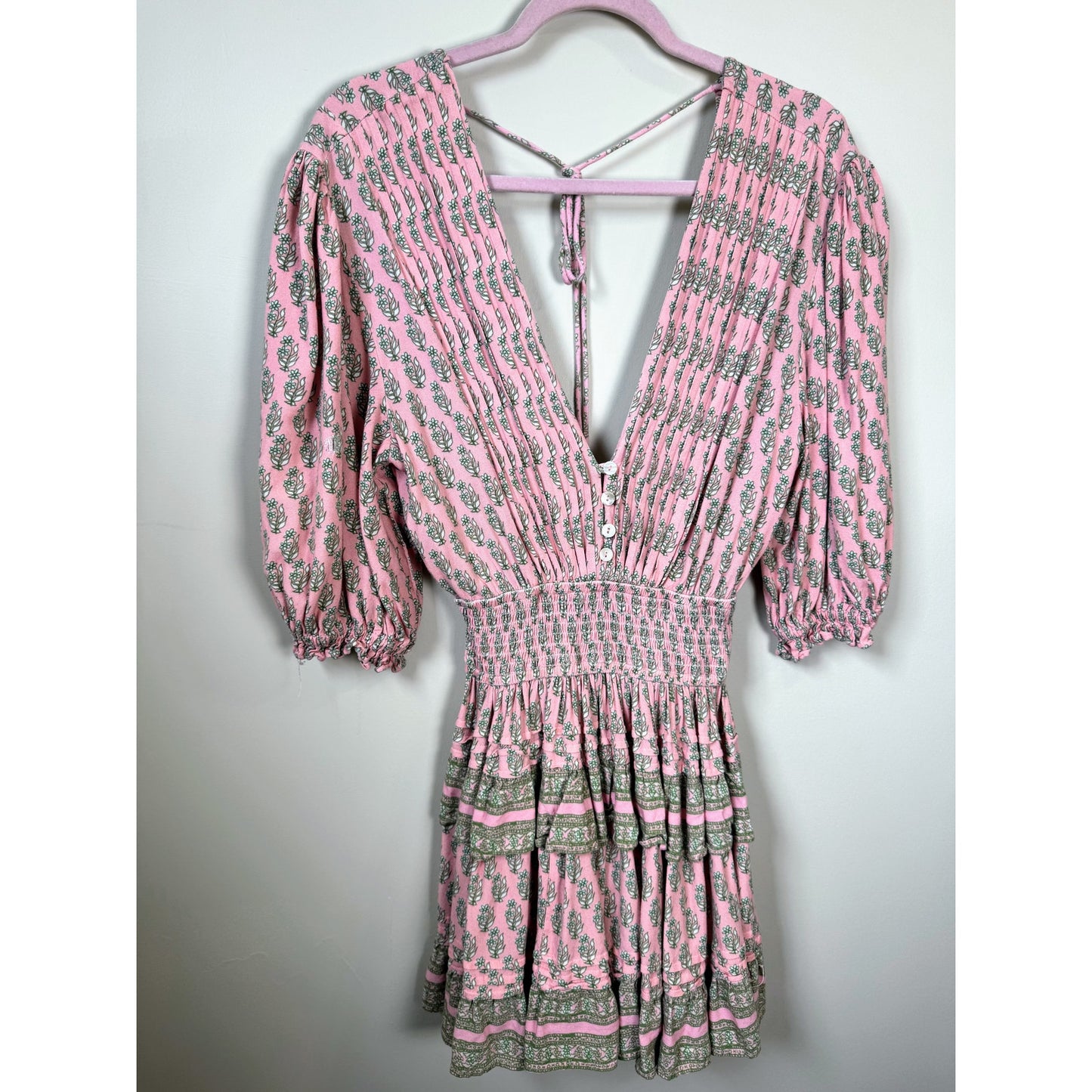 NEW Jens Pirate Booty X Free People Daydream Petit Mini Dress Floral Size Small