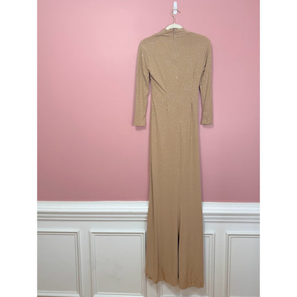 Show Me Your Mumu All Out Maxi Dress in Taupe Size Medium