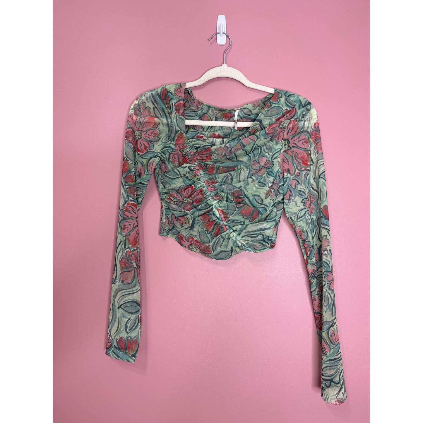Free People Supernova Skirt Set in Watermelon Combo Medium Floral Print Stretch