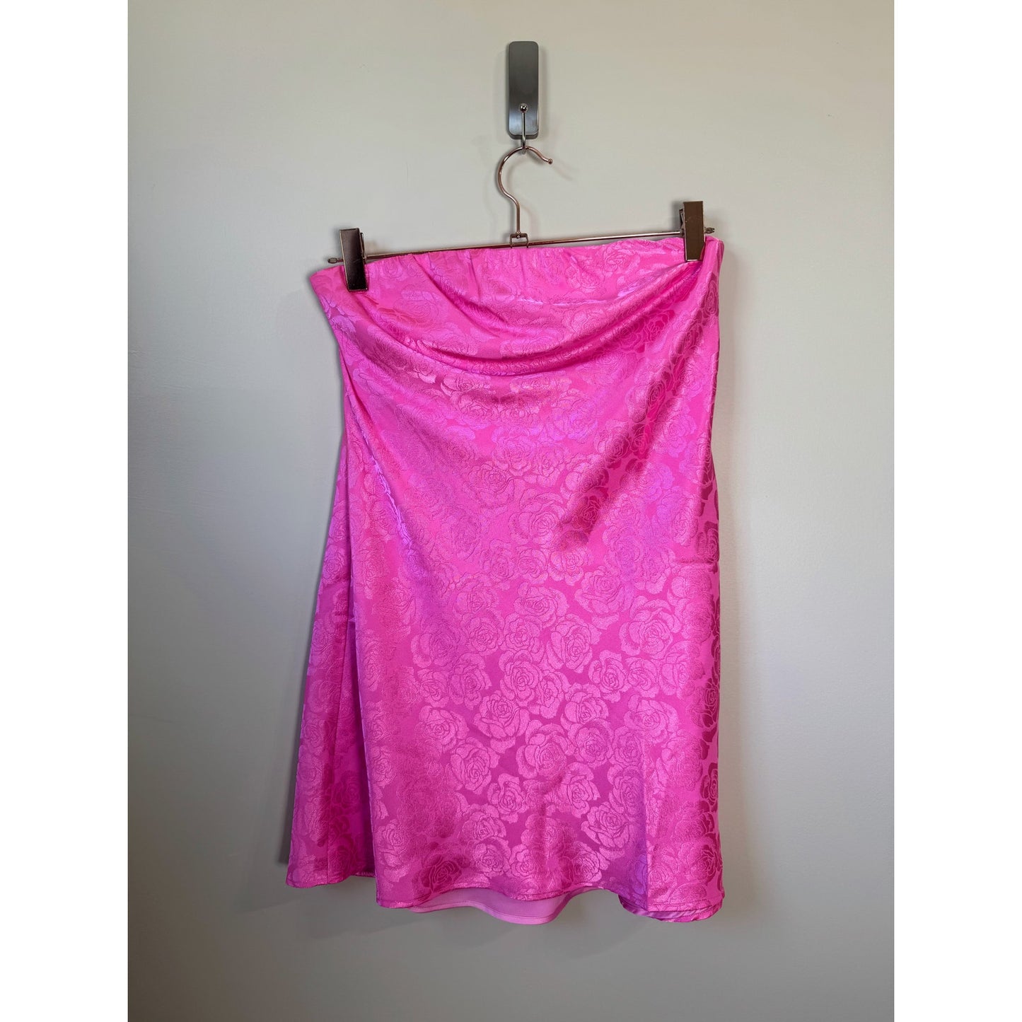 NEW NWT Show Me Your Mumu Taylor Tube Mini Dress Pink Rose Size XS
