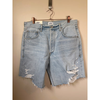 NEW NWT Citizens of Humanity Ayla Denim Relaxed Shorts Size 30