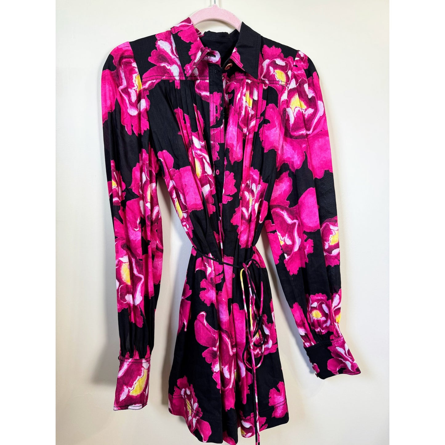 NEW NWT Aje. Lover Gauze Floral Mini Dress US Size 4