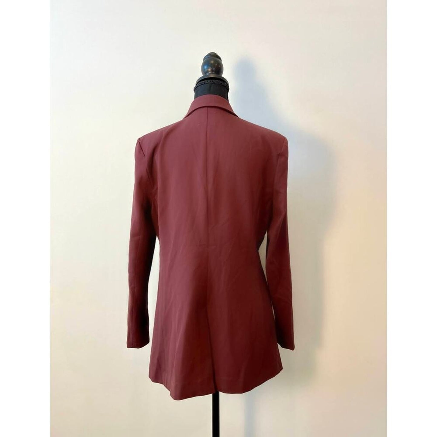 Nic + Zoe‎ The Avenue Blazer in Redwood Size 8 Button Front Stretch Formal Party
