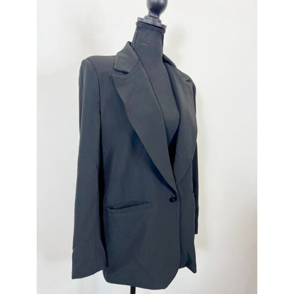 NONChalant Label Leah Blazer in Black Small Single Button Pocket‎ Front Formal