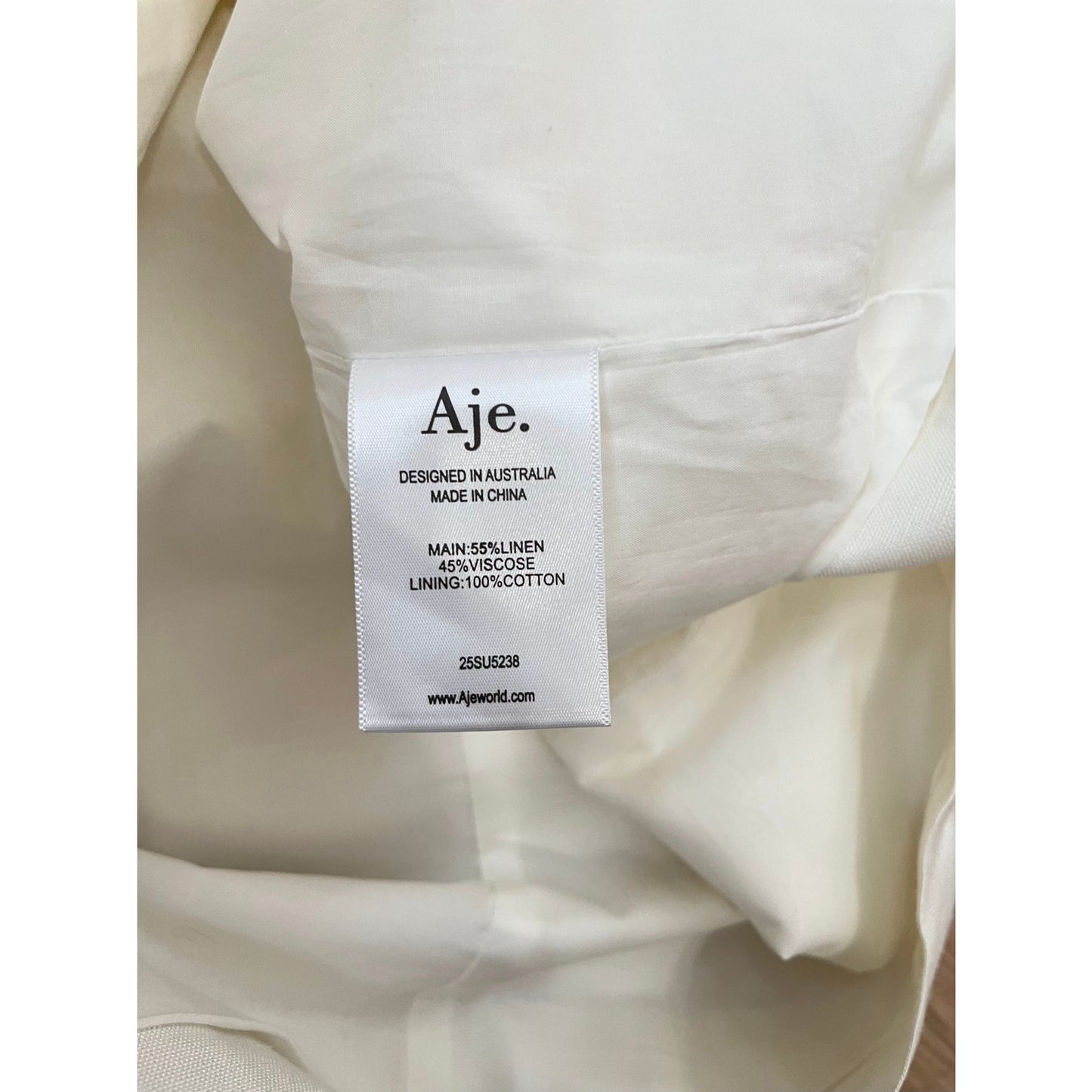 NEW NWT Aje. Ana Mini Dress Ivory US Size 4