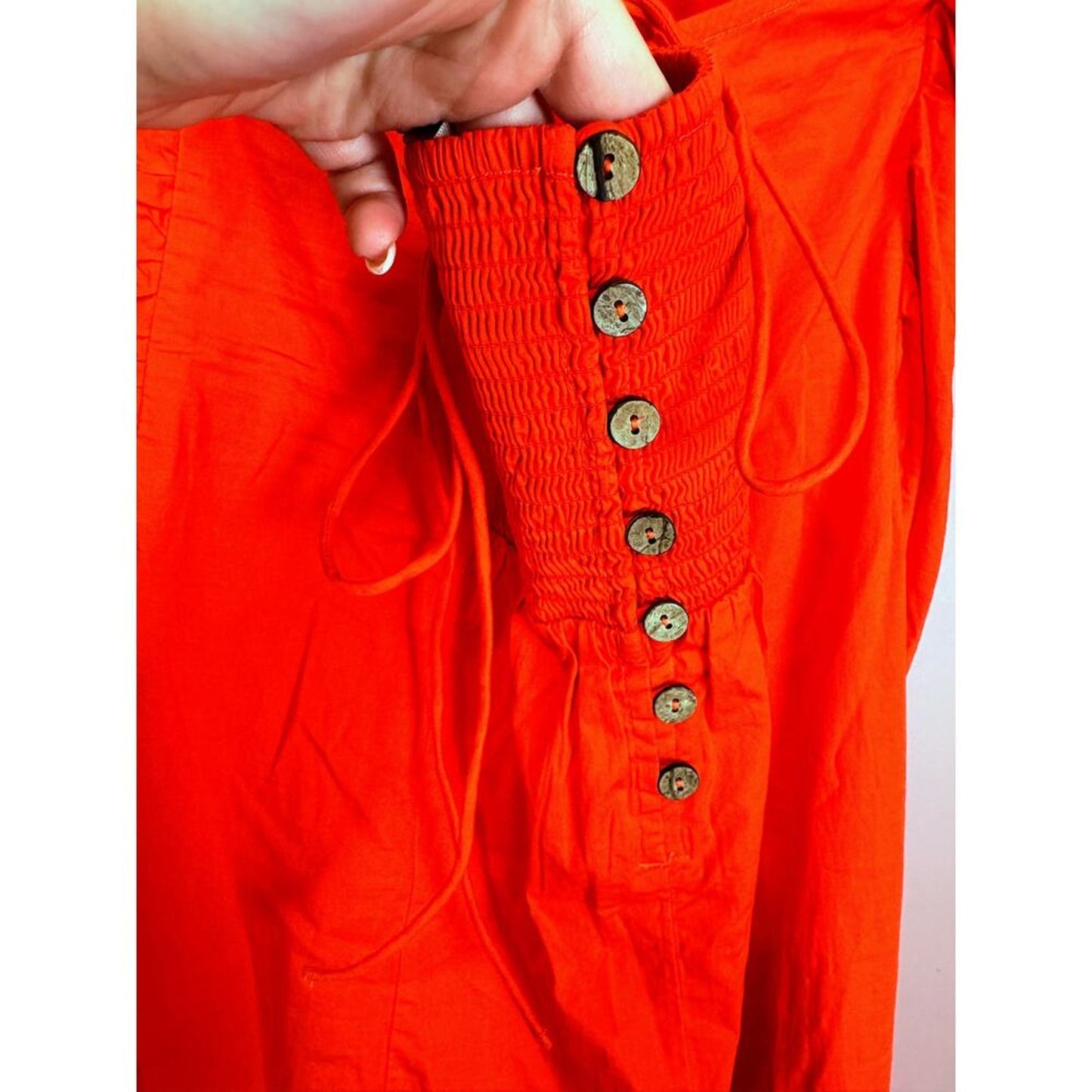 Free‎ People Red Maia Midi Dress Size Large