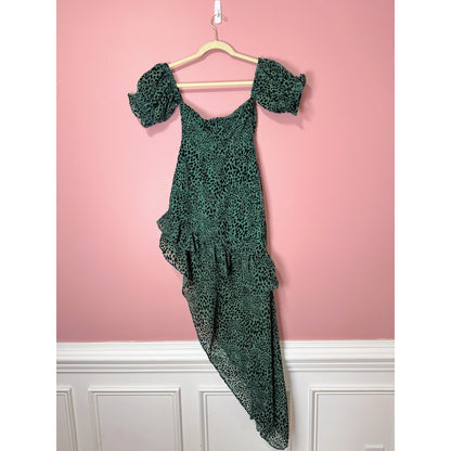 Majorelle Kayleigh Dress in Deep Teal XS