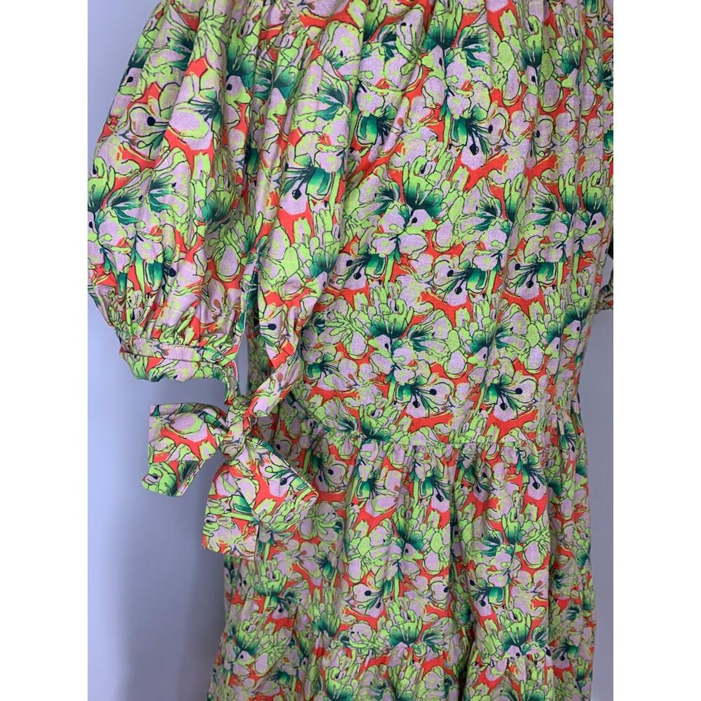 Anthropologie Roopa Pemmaraju Auretta Beaded Embroidered Mini Dress Small Cotton