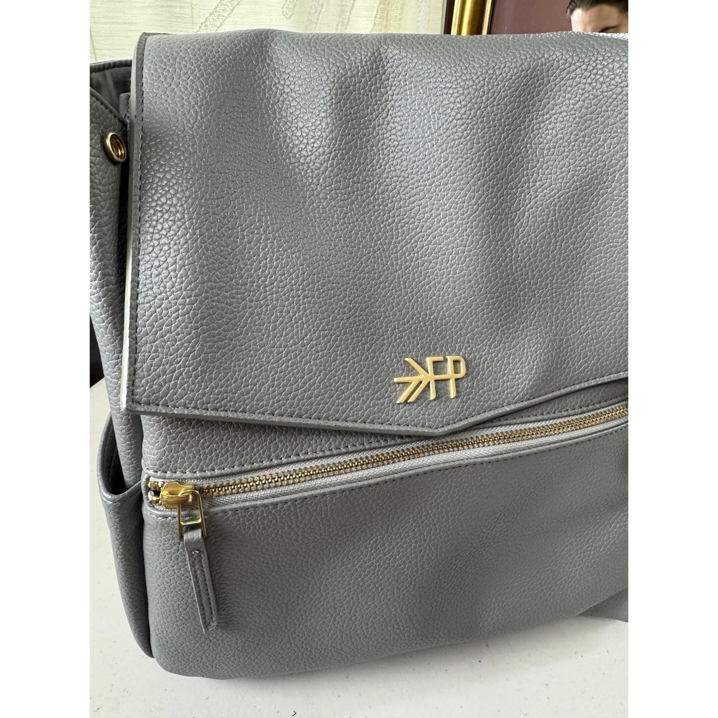 Freshly Picked Stone Mini Classic Bag Gray