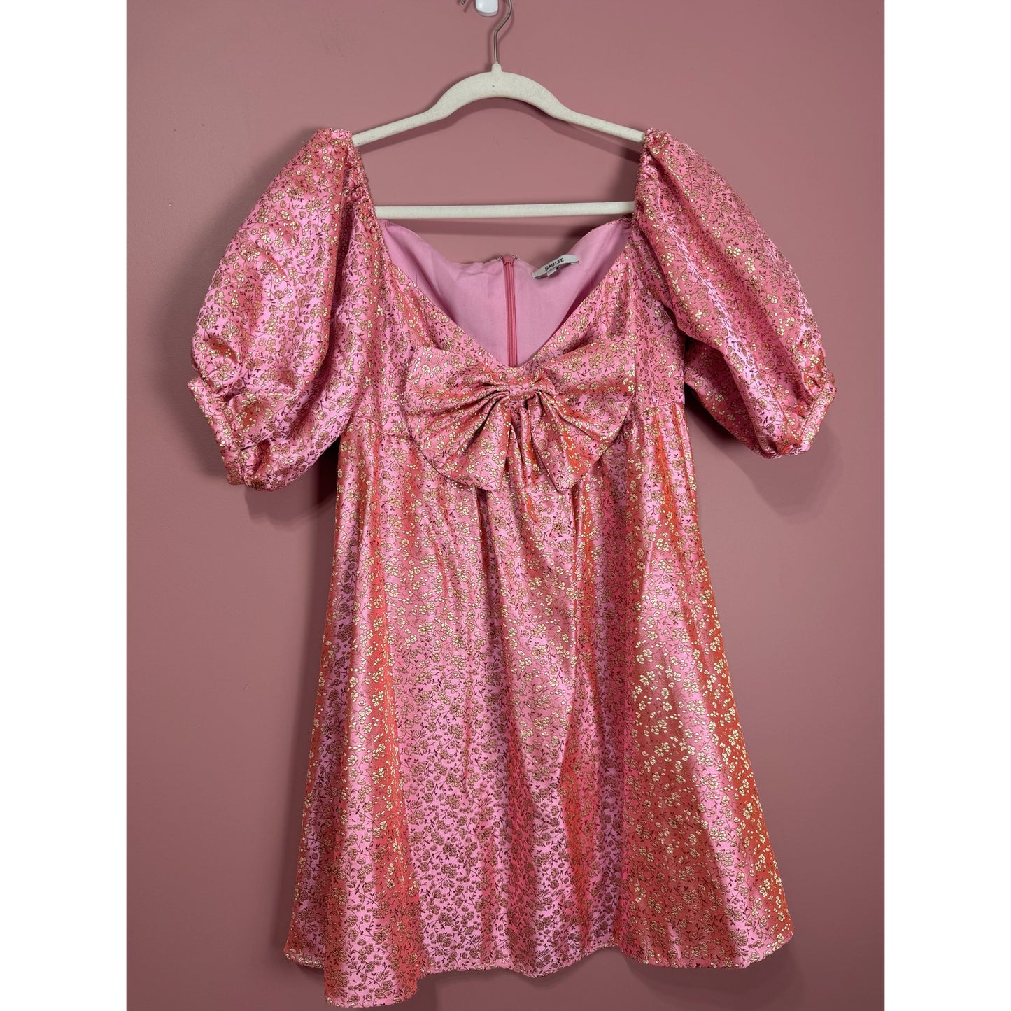 Sau Lee Arabella Mini Dress Pink Mini Dress Size 4