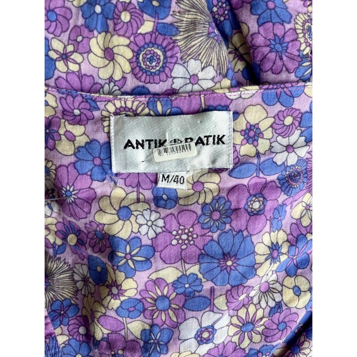 NEW Antik Batik Paolina Floral Print Tie-Waist Maxi Dress Size M/40