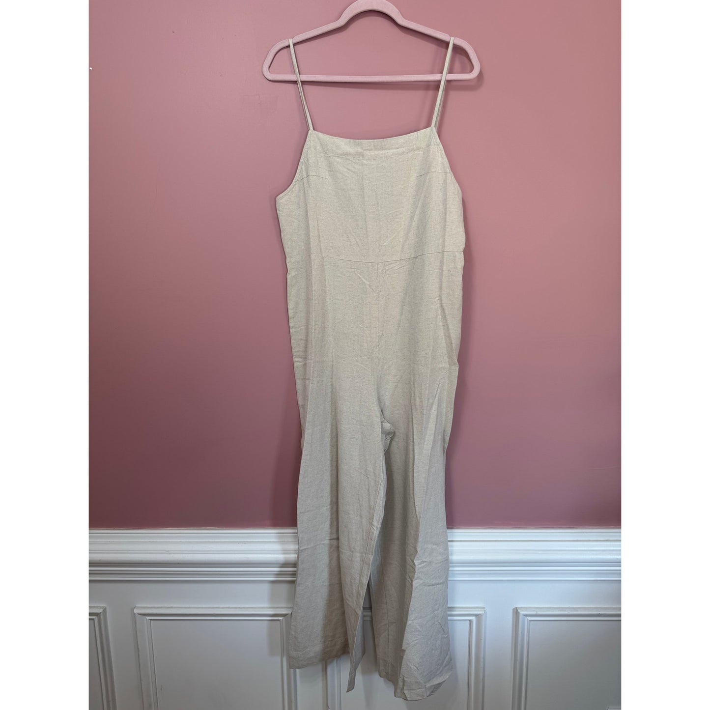 NEW NWT Rhythm Classic Linen Jumpsuit Size 12/Large