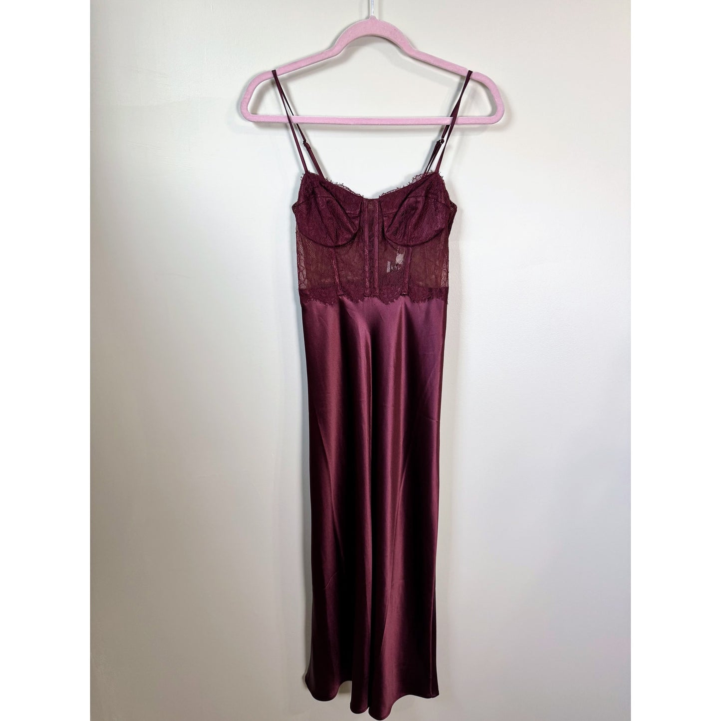 NEW NWT Cami NYC Maureen Midi Dress in Cranberry Size 2