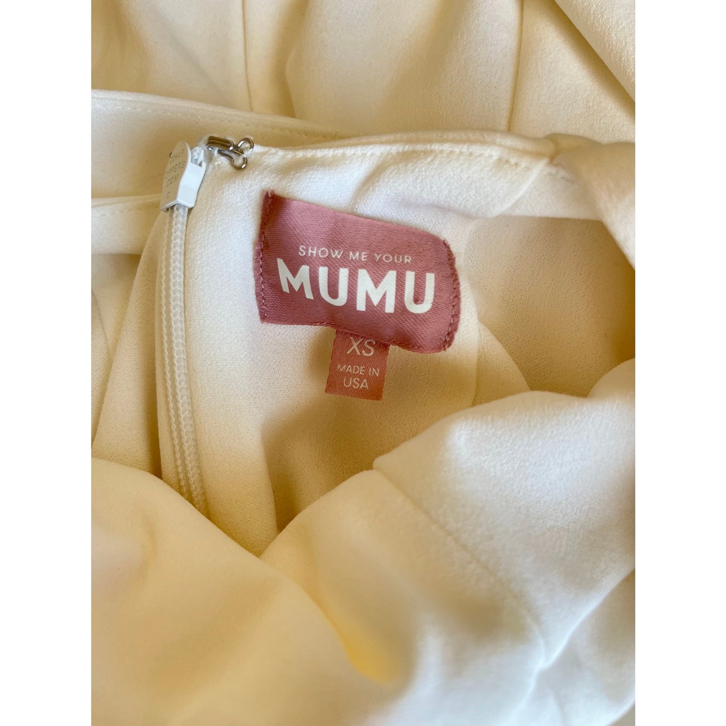 Show Me Your Mumu Rachel Maxi Dress White Size XS