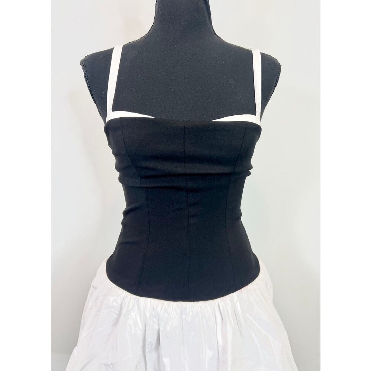 Show Me Your‎ Mumu Tiffany Skort Dress in Black & White Size Small Mini Stretch