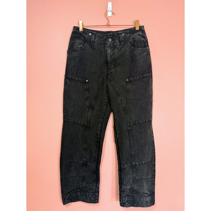 NEW We The Free Free People Super Sonic Slim Pant in Black Size 4