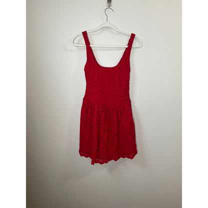 NEW NWT Show Me Your Mumu Ricci Skort Dress Red Lace Size Small
