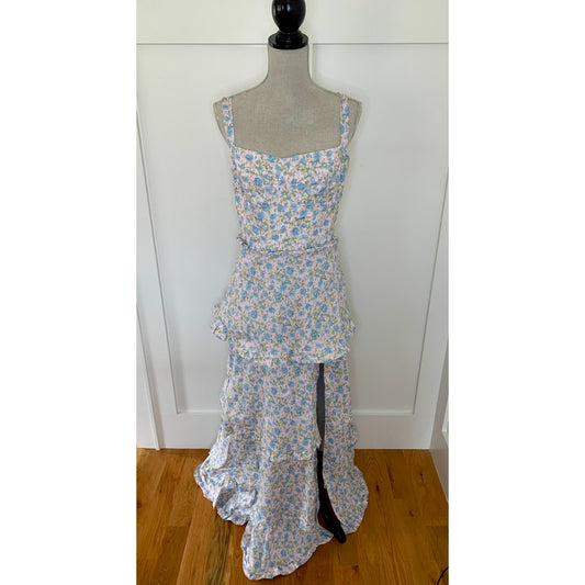 Show Me Your Mumu Lady Corset Dress in Charming Rose Size XL Floral Tiered Party