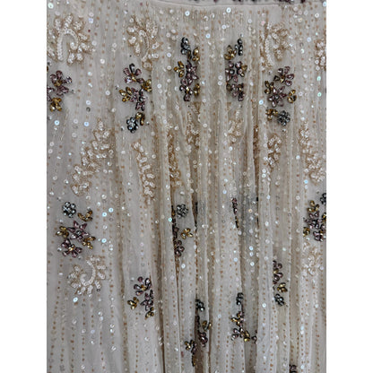 NEW NWT Mac Duggal Cap Sleeve Embellished Dress in Blush STYLE 93575 BLUSH SIZE 18