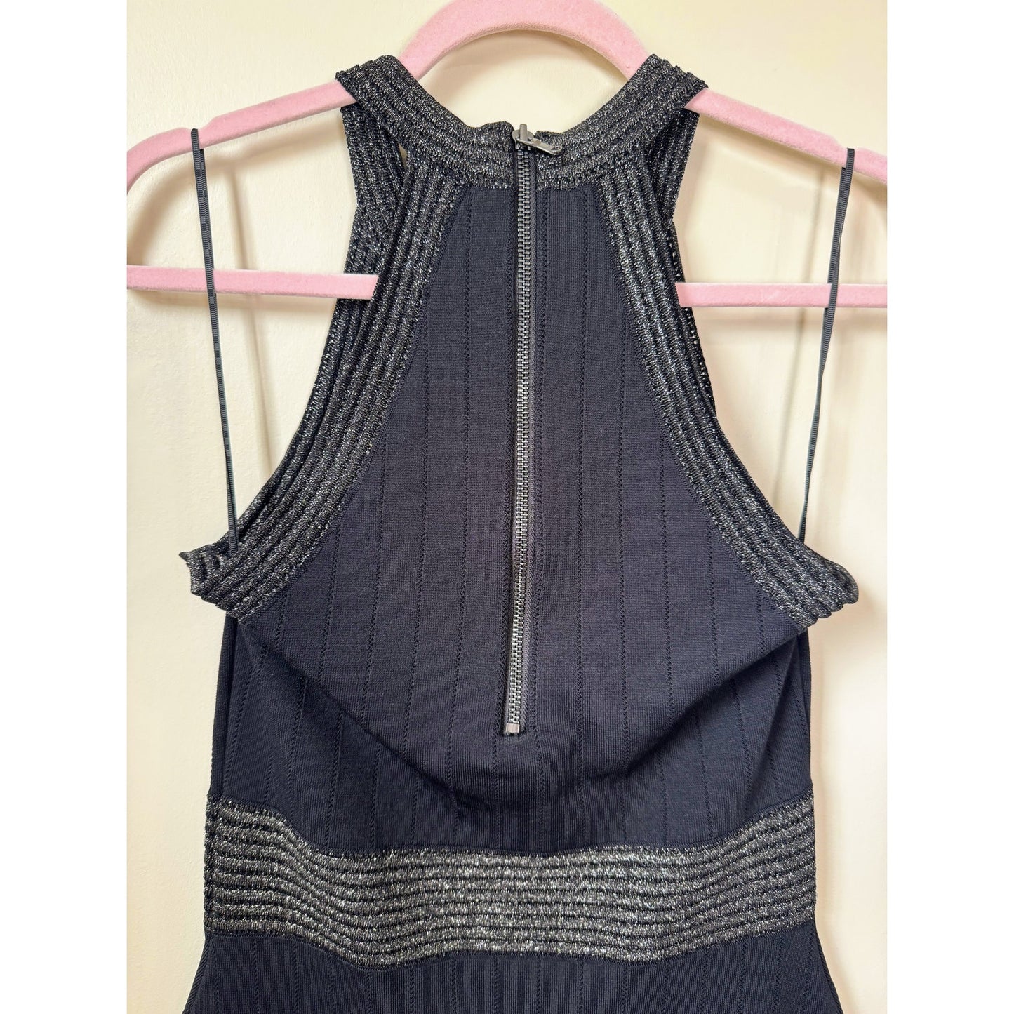 NEW NWT L'agence Anissa Button Dress Black Size Small