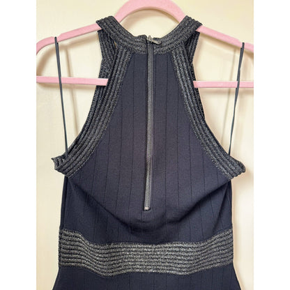 NEW NWT L'agence Anissa Button Dress Black Size Small