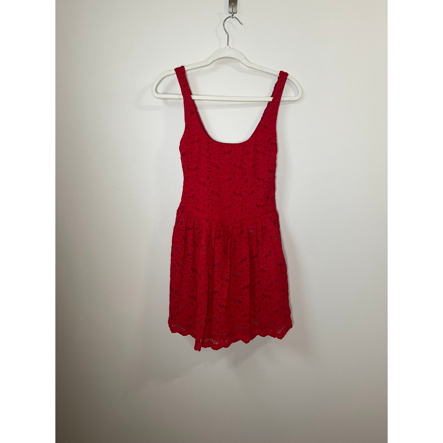 NEW NWT Show Me Your Mumu Ricci Skort Dress Red Lace Size Medium