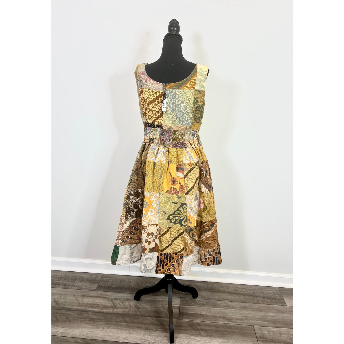 Jaded Gypsy Patchwork Midi Dress L/XL