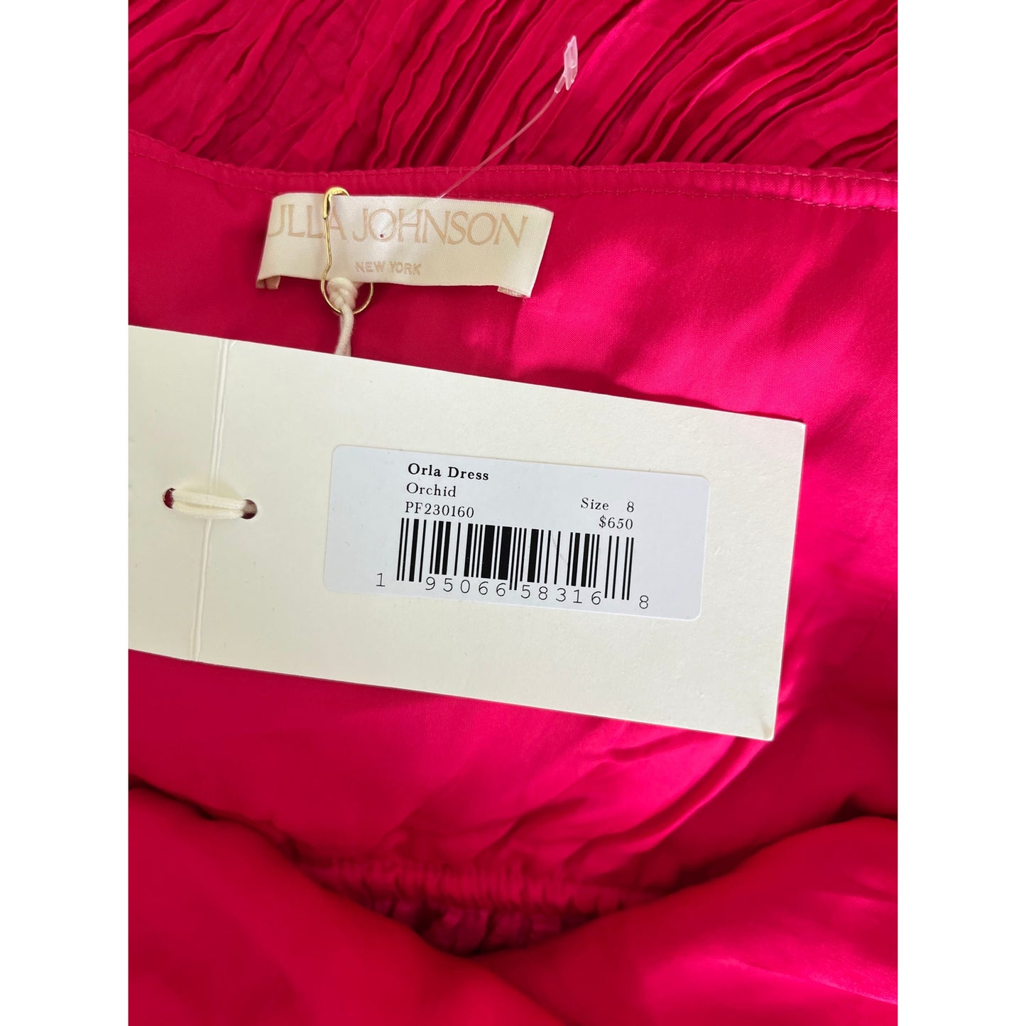 NEW NWT Ulla Johnson Orla Dress Orchid Size 8