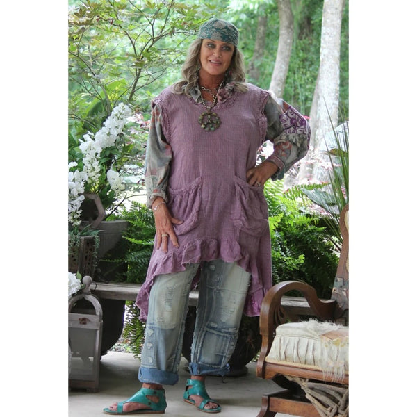 Jaded Gypsy Peace & Love Distressed Patchwork Jeans Medium Wash L/XL NEW