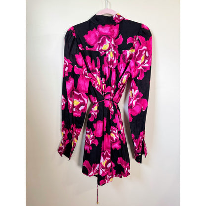 NEW NWT Aje. Lover Gauze Floral Mini Dress US Size 4