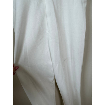 Show Me Your Mumu Ivory Corset Wide Leg Jumpsuit Bridal White Small