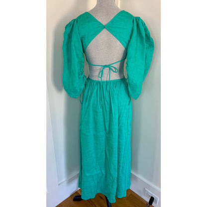 Cult Gaia Charlize Dress in Erba Medium 3/4 Sleeve Cutout Lined Pockets Party