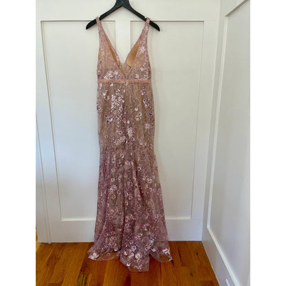 Mac Duggal Pink Gown Size 6 STYLE 67481