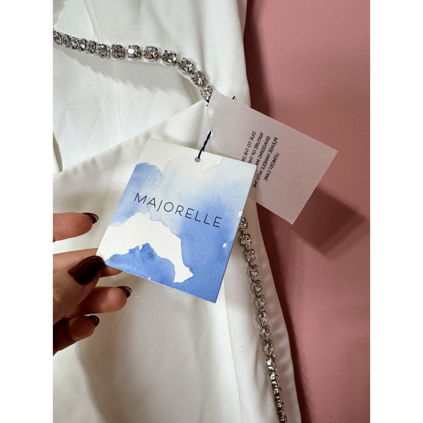 Majorelle Matteson Mini Dress in White Small