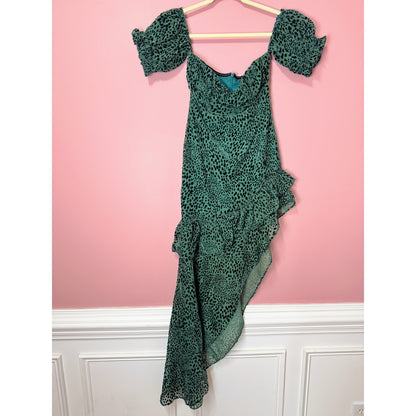 Majorelle Kayleigh Dress in Deep Teal XS