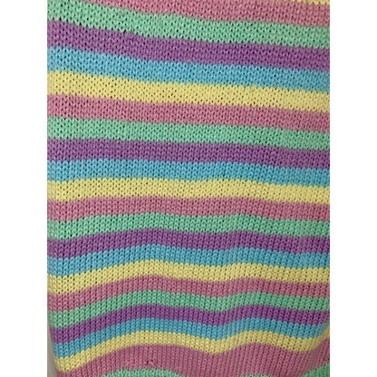 Show Me Your Mumu 3 Piece Nineties Knit Set in Pastel Dream Size M/L Striped