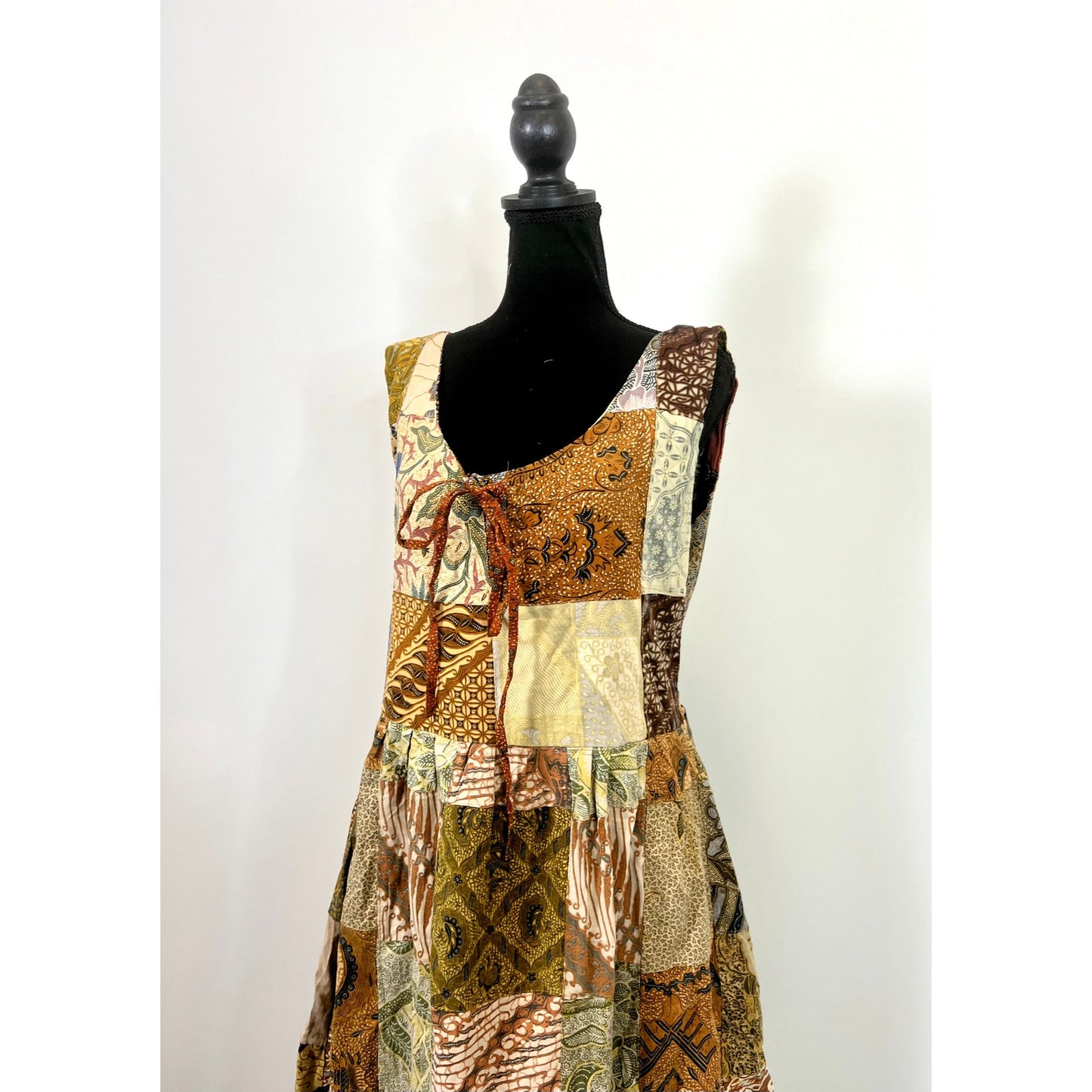 Jaded Gypsy Patchwork Midi Dress L/XL
