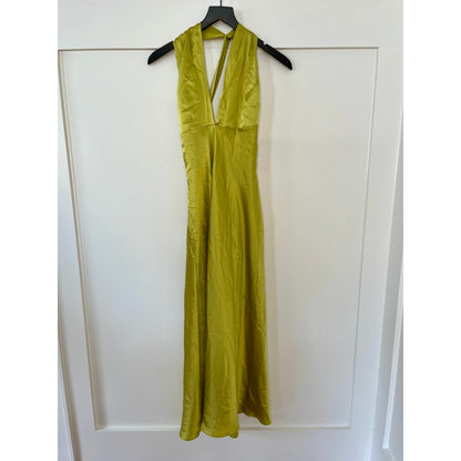 Reformation Dasha Silk Dress Algae Bloom Size 8