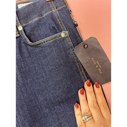 Rag & Bone Nina High Rise Cigarette Jean Size 26
