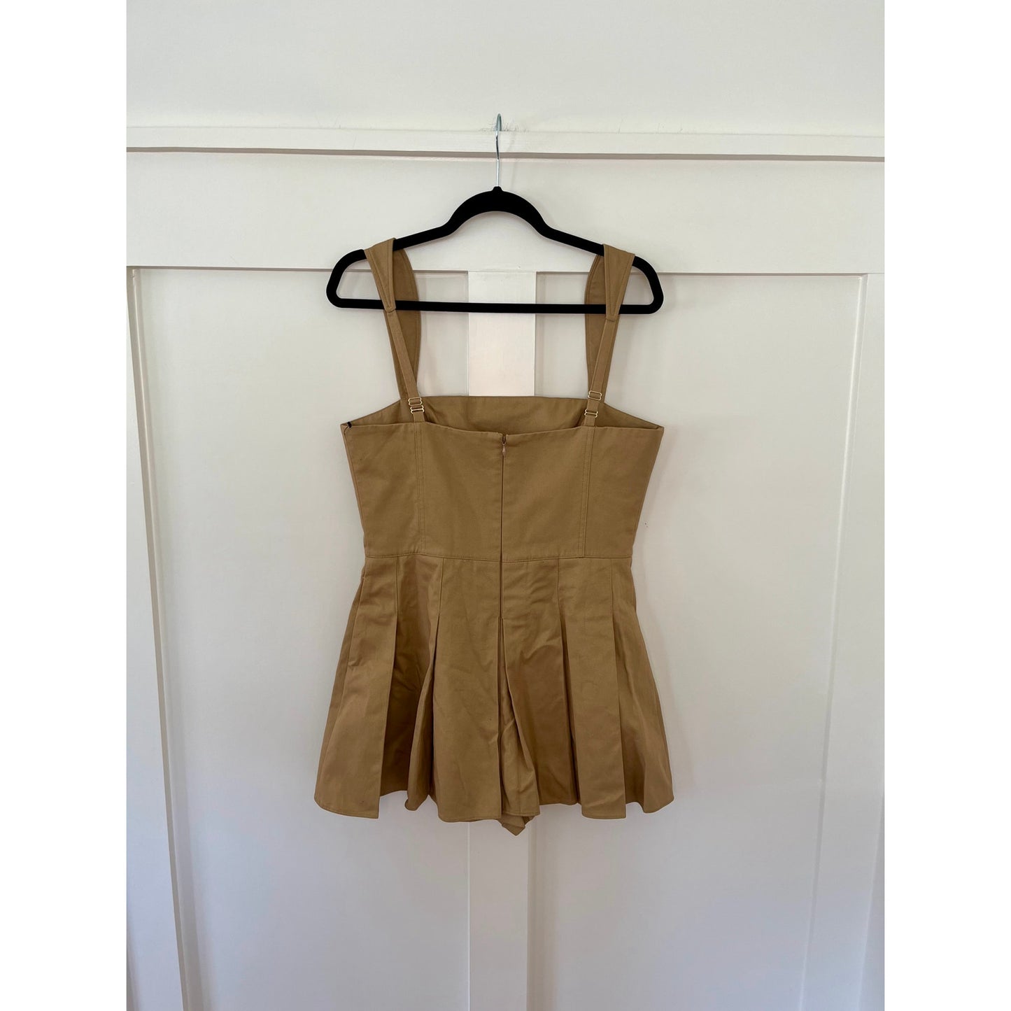 Amanda Uprichard Mercy Skort Romper Khaki Size Medium