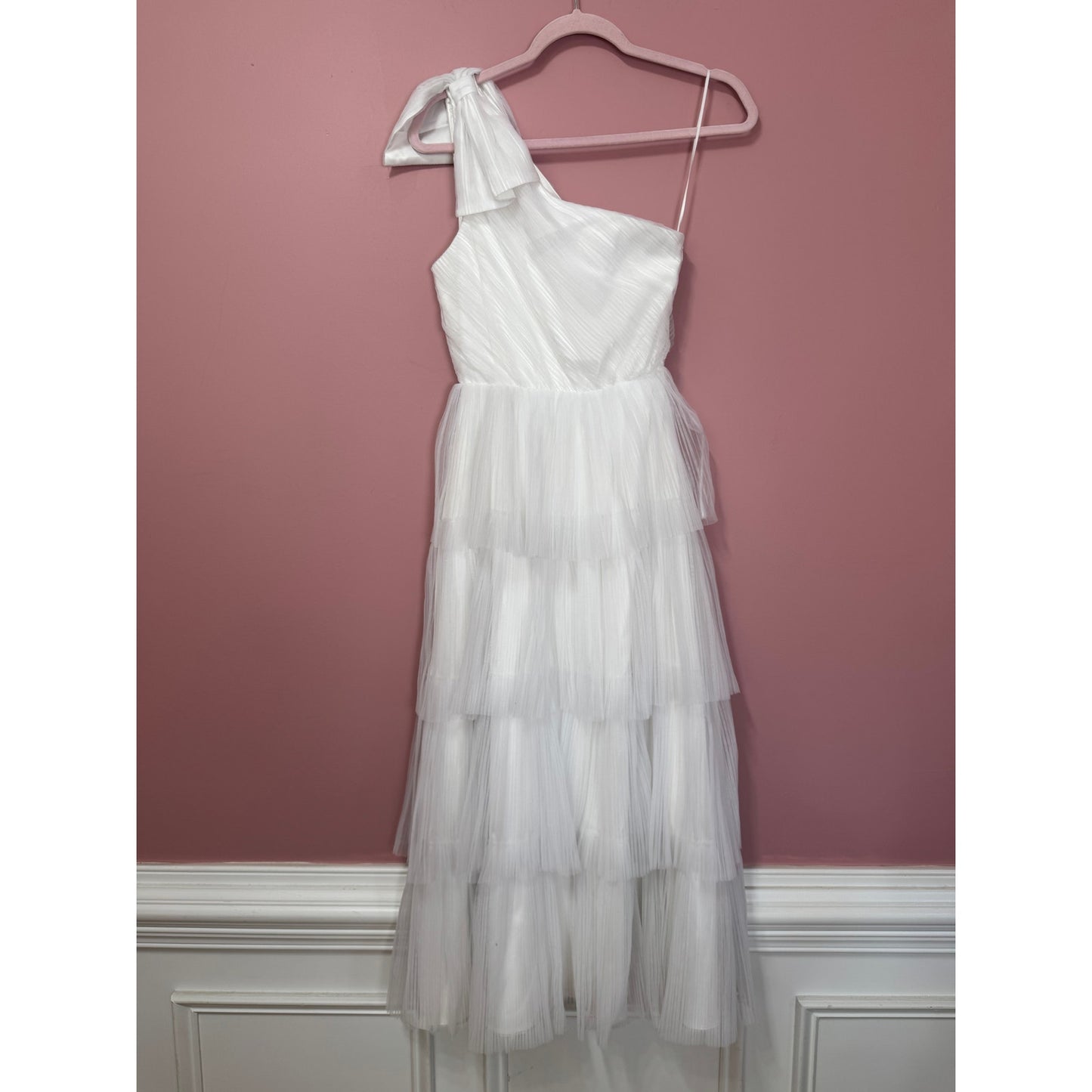 NEW NWT Show Me Your Mumu Cupcake Dress in White Tulle XS
