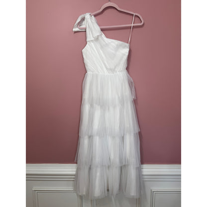 NEW NWT Show Me Your Mumu Cupcake Dress in White Tulle XS
