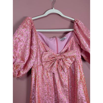 Sau Lee Arabella Mini Dress Pink Mini Dress Size 4