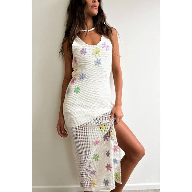 NEW NWT Beach Riot Diana Crochet Maxi Dress Size XS