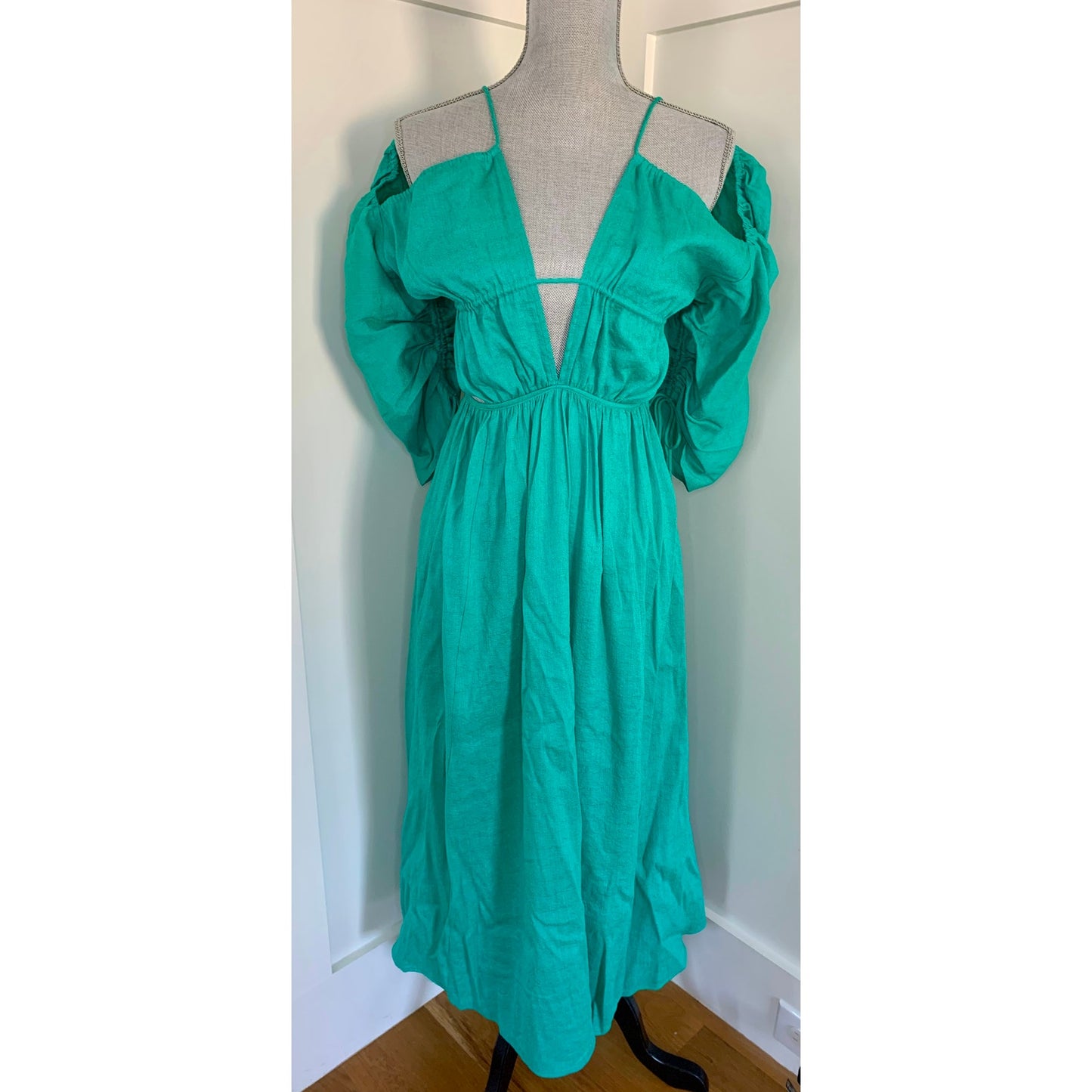 Cult Gaia Charlize Dress in Erba Medium 3/4 Sleeve Cutout Lined Pockets Party