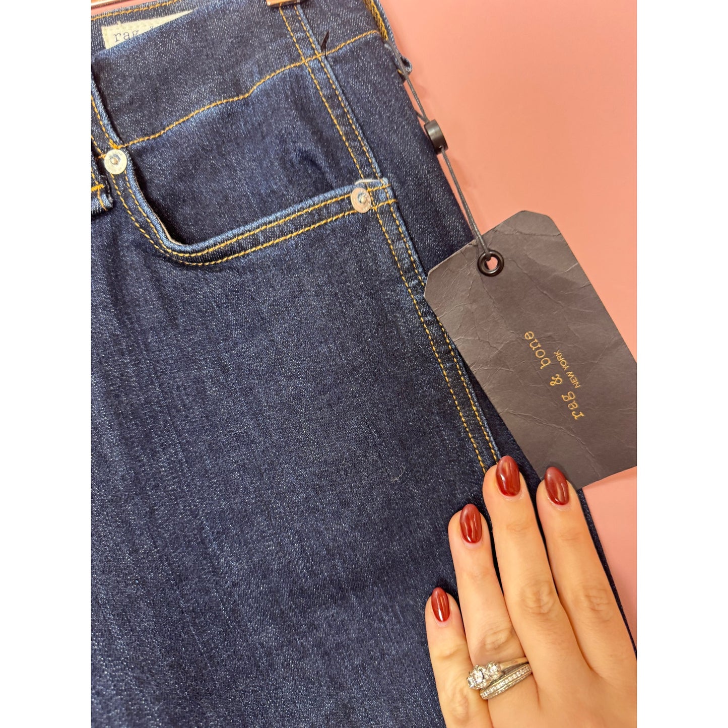 Rag & Bone Nina High Rise Cigarette Jean Size 26
