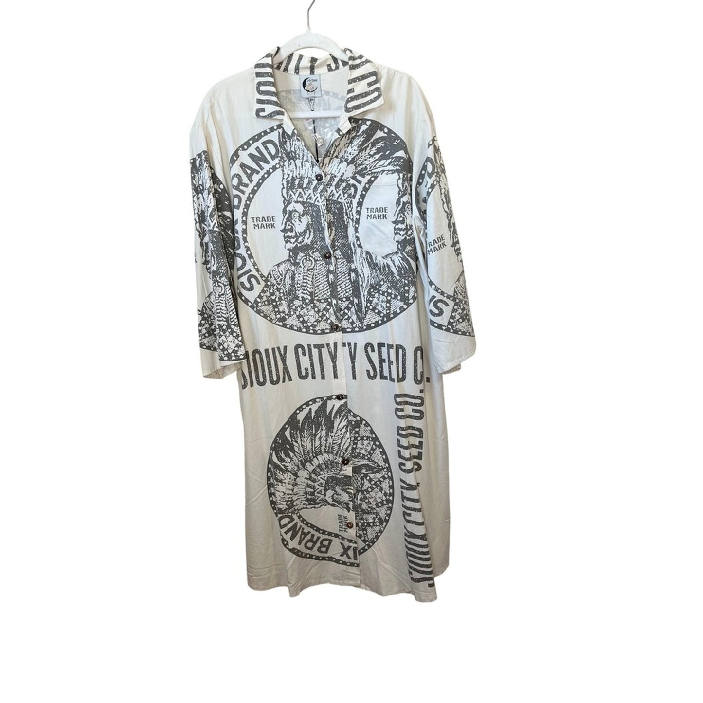Jaded Gypsy Never Ending Fields Duster Sioux City Size S/M