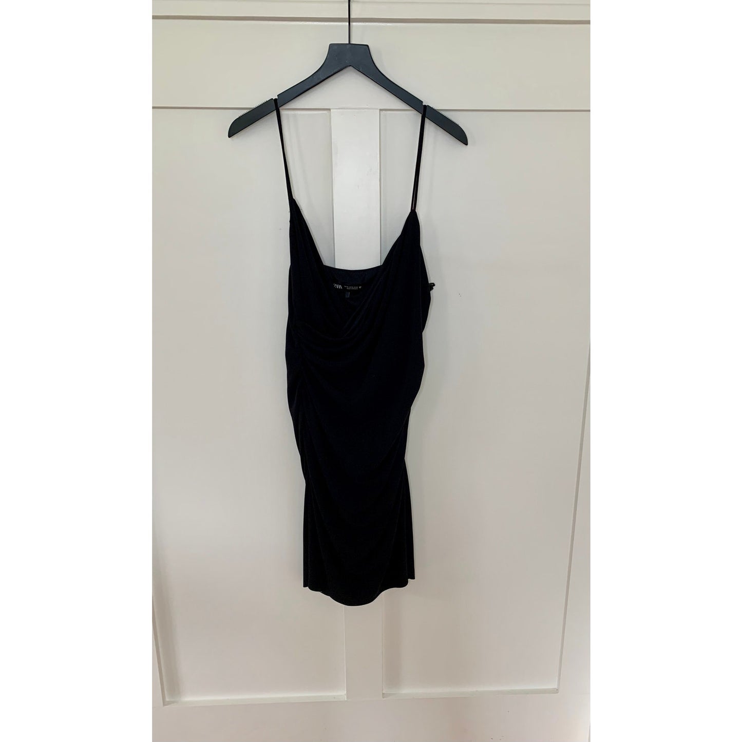 Zara Mini Dress in Black Size XL Sleeveless Side Zip Lined Party Cocktail Gothic