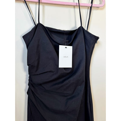 NEW NWT A.L.C Charlie Black Mini Dress Size 6 LBD