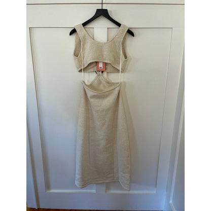 Cult Gaia Bank‎ Knit Dress Off White Size XL